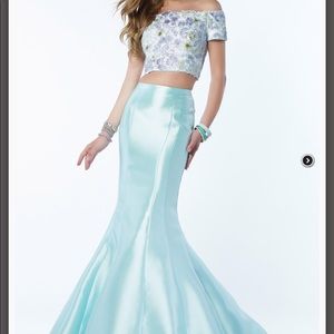 Alyce Paris new 2 piece prom dress gown new 2